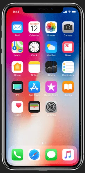 iPhone X smartphone for mobile unlocking services