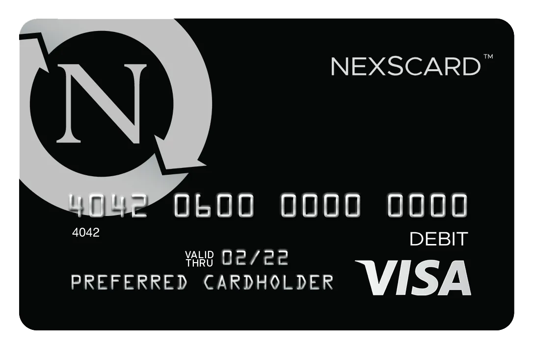 Nexscard prepaid card logo